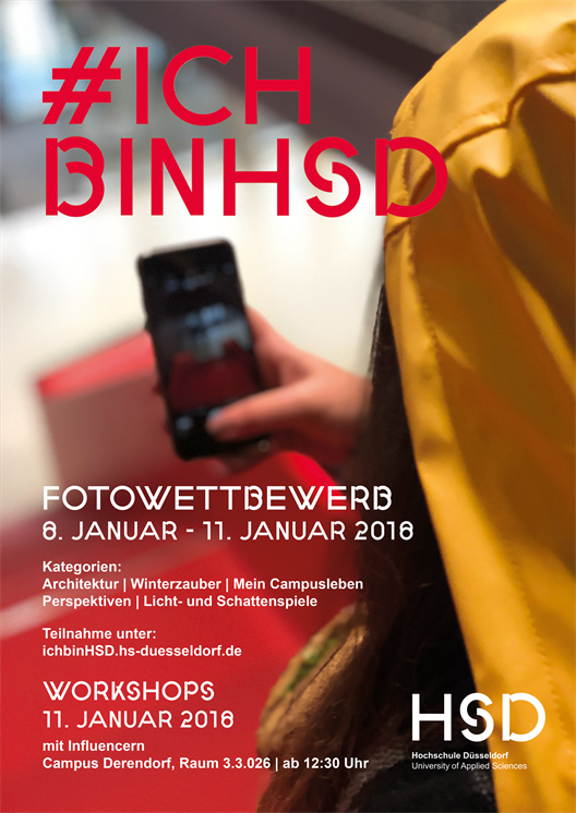 #ichbinHSD  - DER Fotowettbewerb für Studierende der HSD